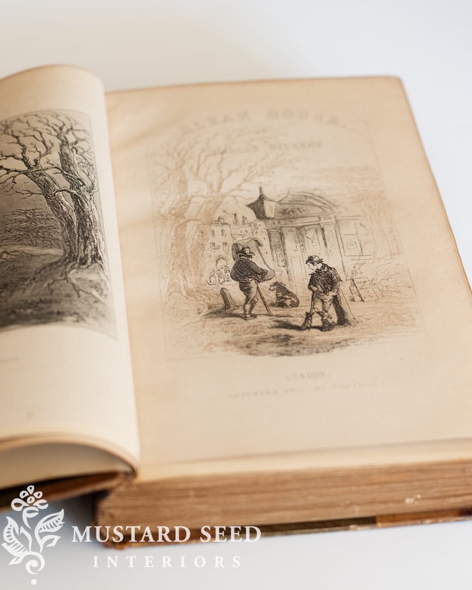 Lucketts Fall Market Purchases | 1891 Dickens books | miss mustard seed