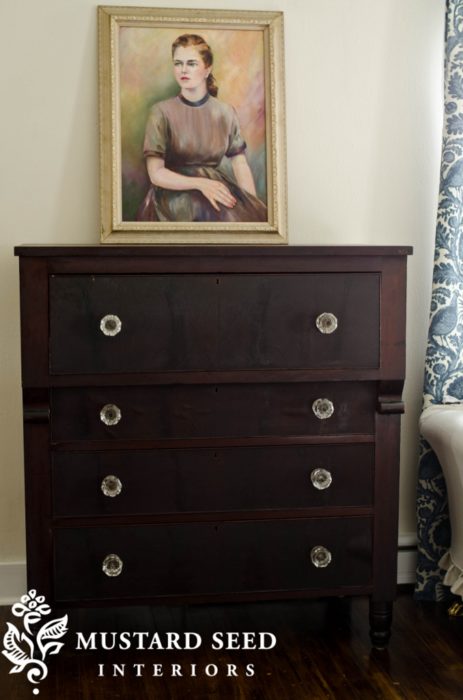 Empire Dresser with Oma Painting