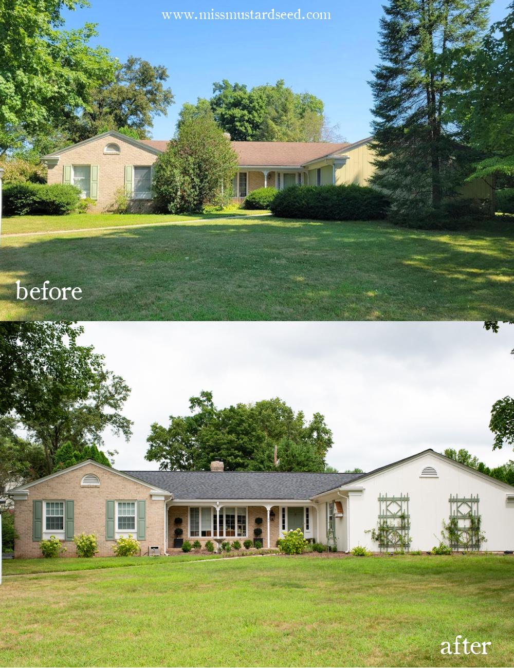 1970 home renovation before and after | miss mustard seed