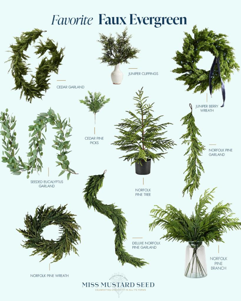 Favorite realistic faux greens | miss mustard seed