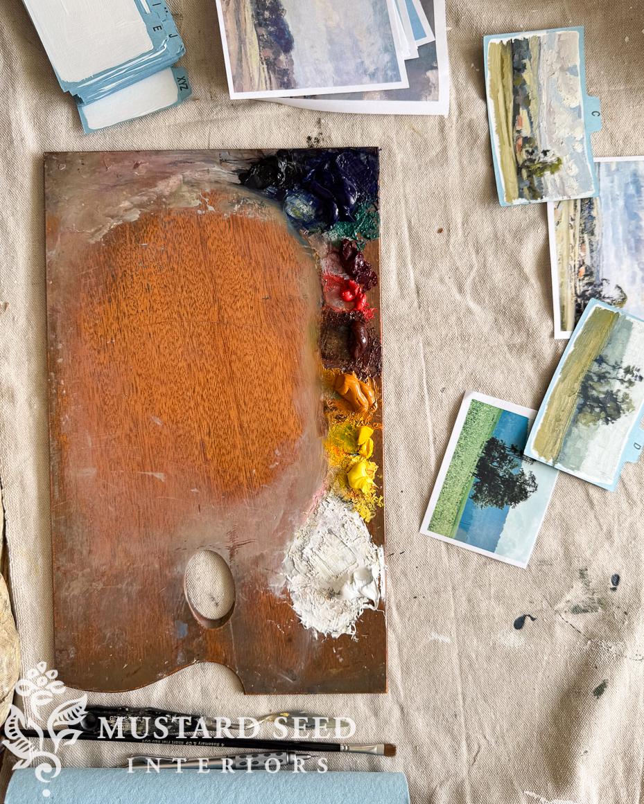 oil paint palette | miss mustard seed