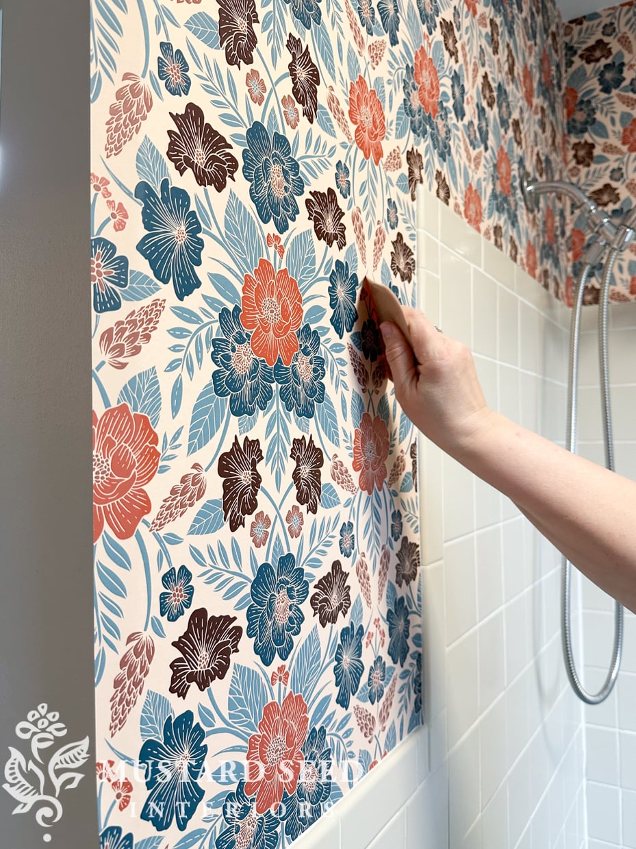 1970 bathroom refresh with society6 | miss mustard seed
