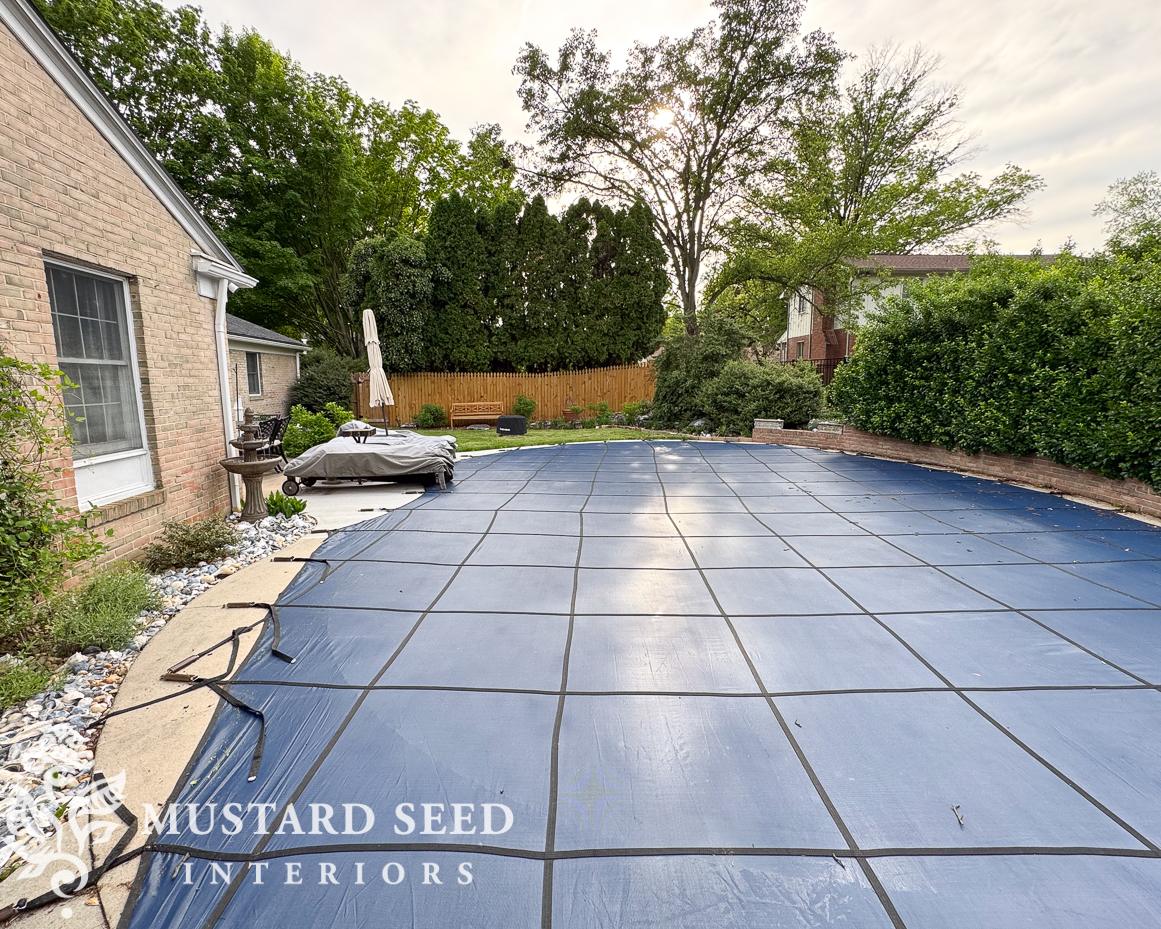 back yard | 1970 home renovation | miss mustard seed