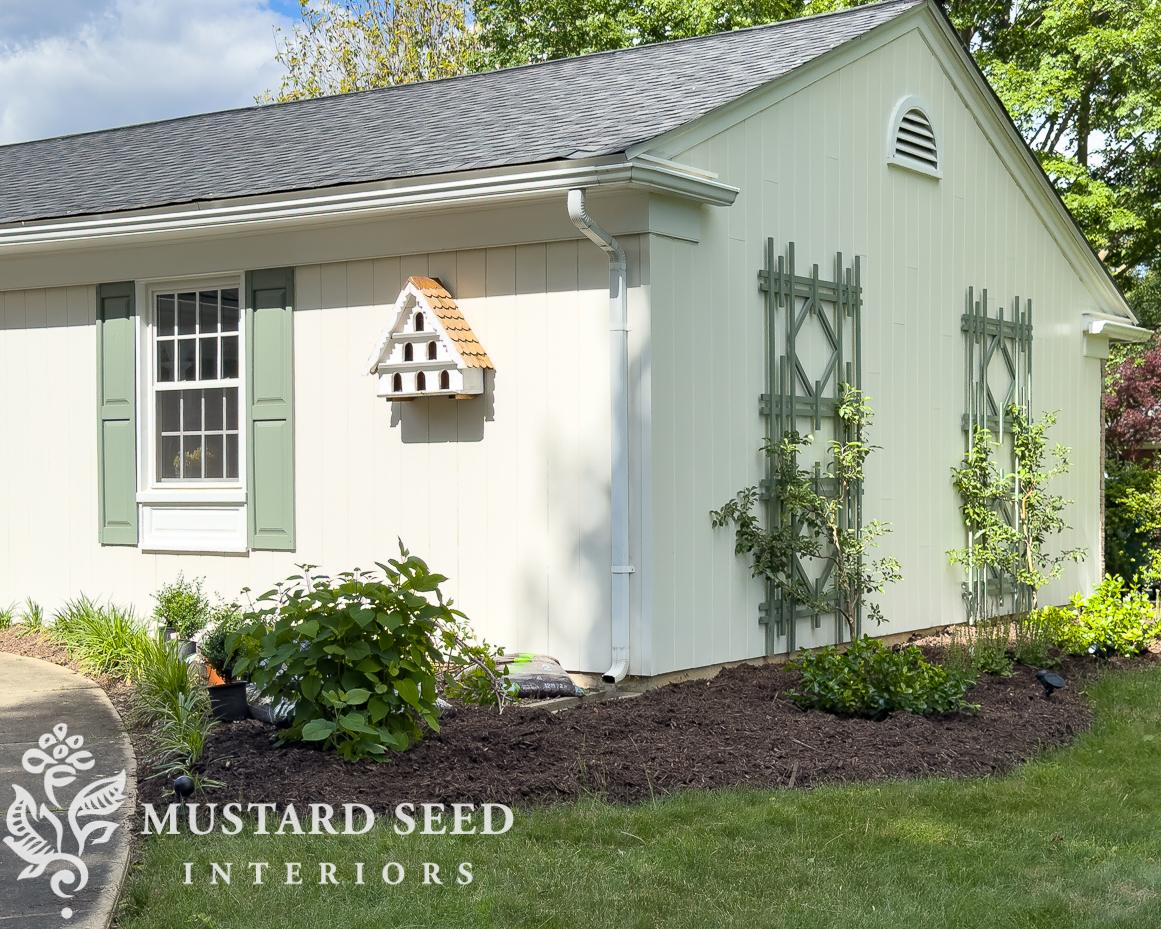 1970 home renovation front garden update | miss mustard seed