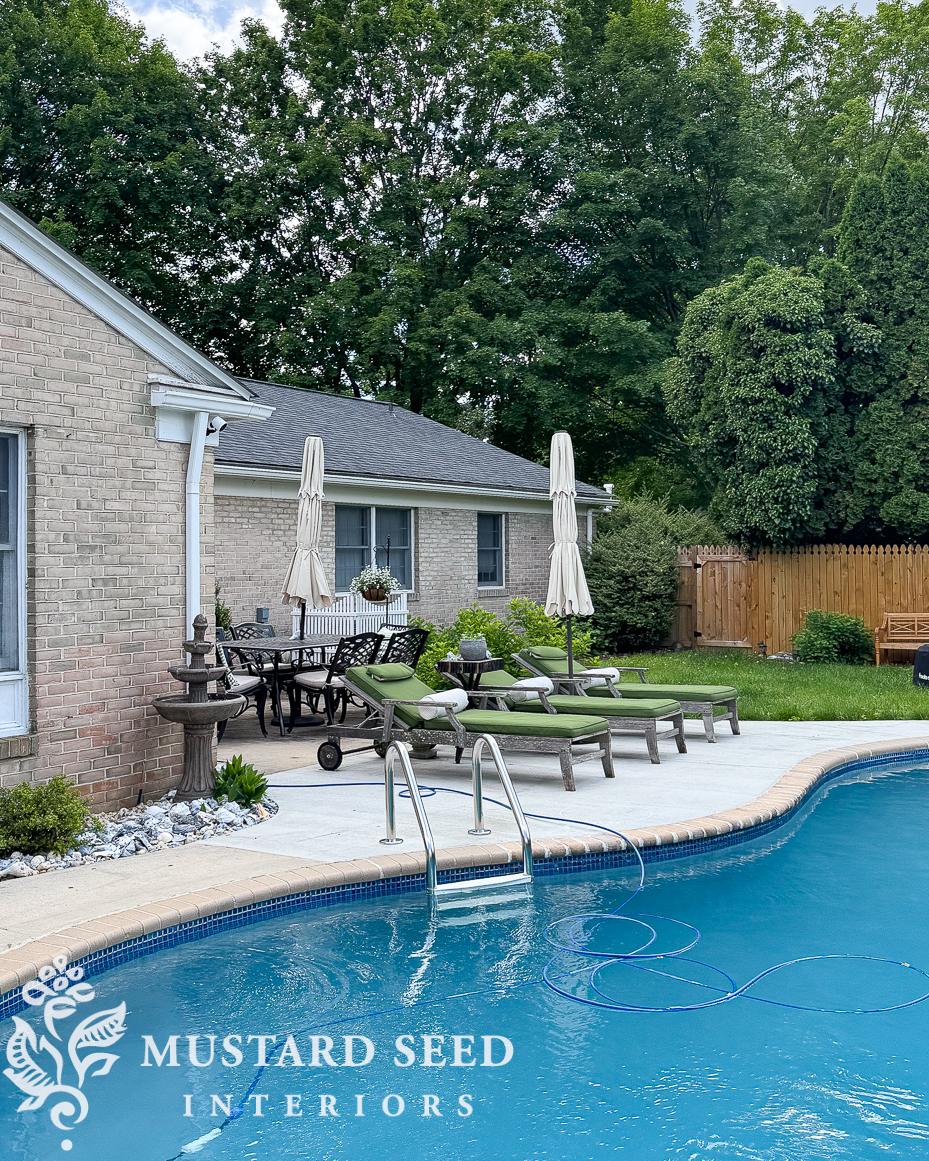 1970 home renovation | opening the pool and patio