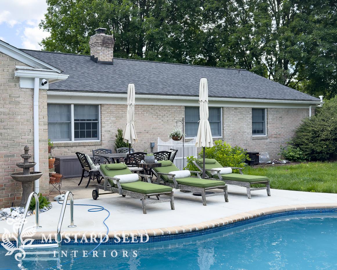 1970 home renovation | opening the pool and patio