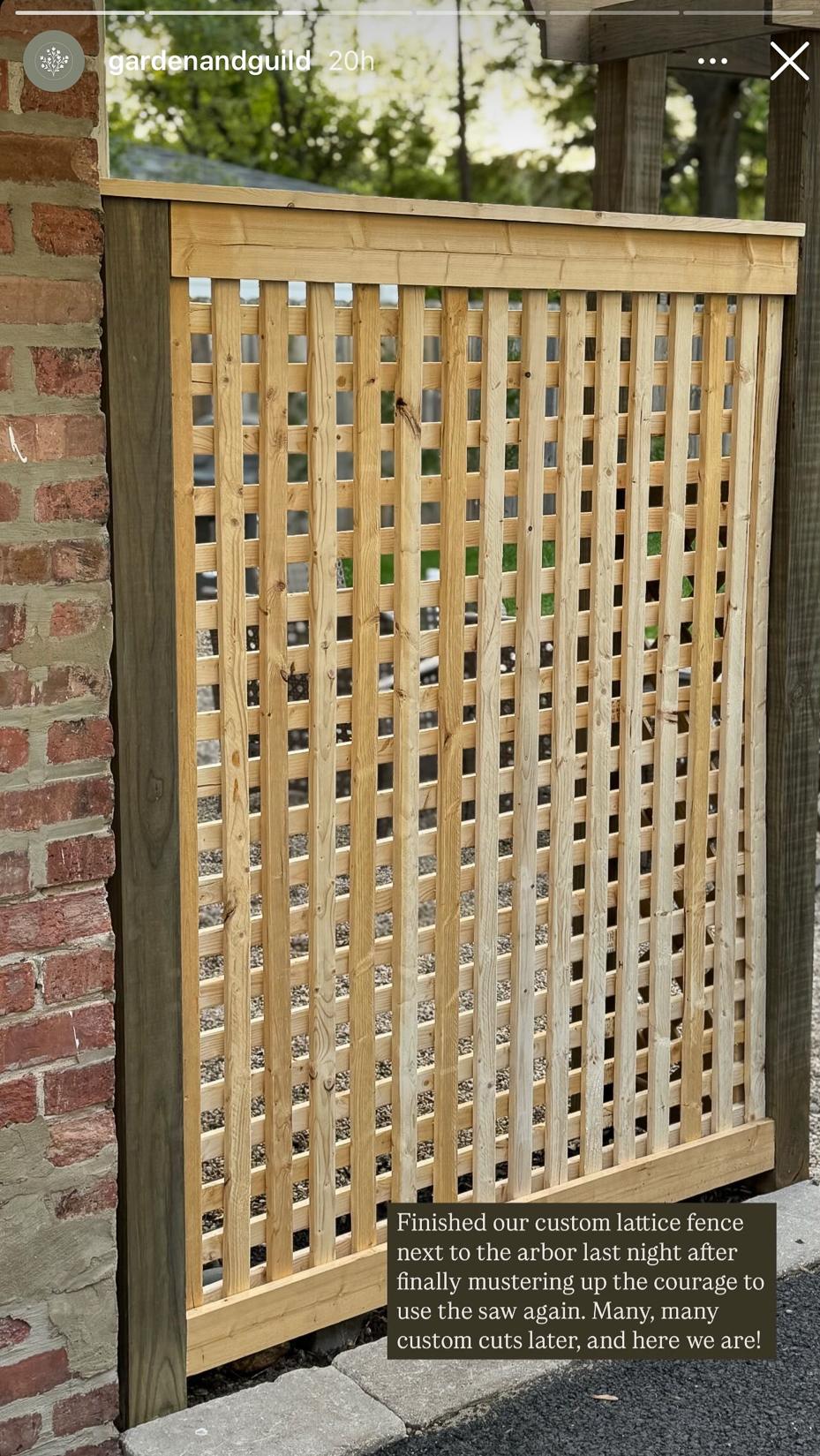 DIY custom A/C Screen surround | @gardenandguild