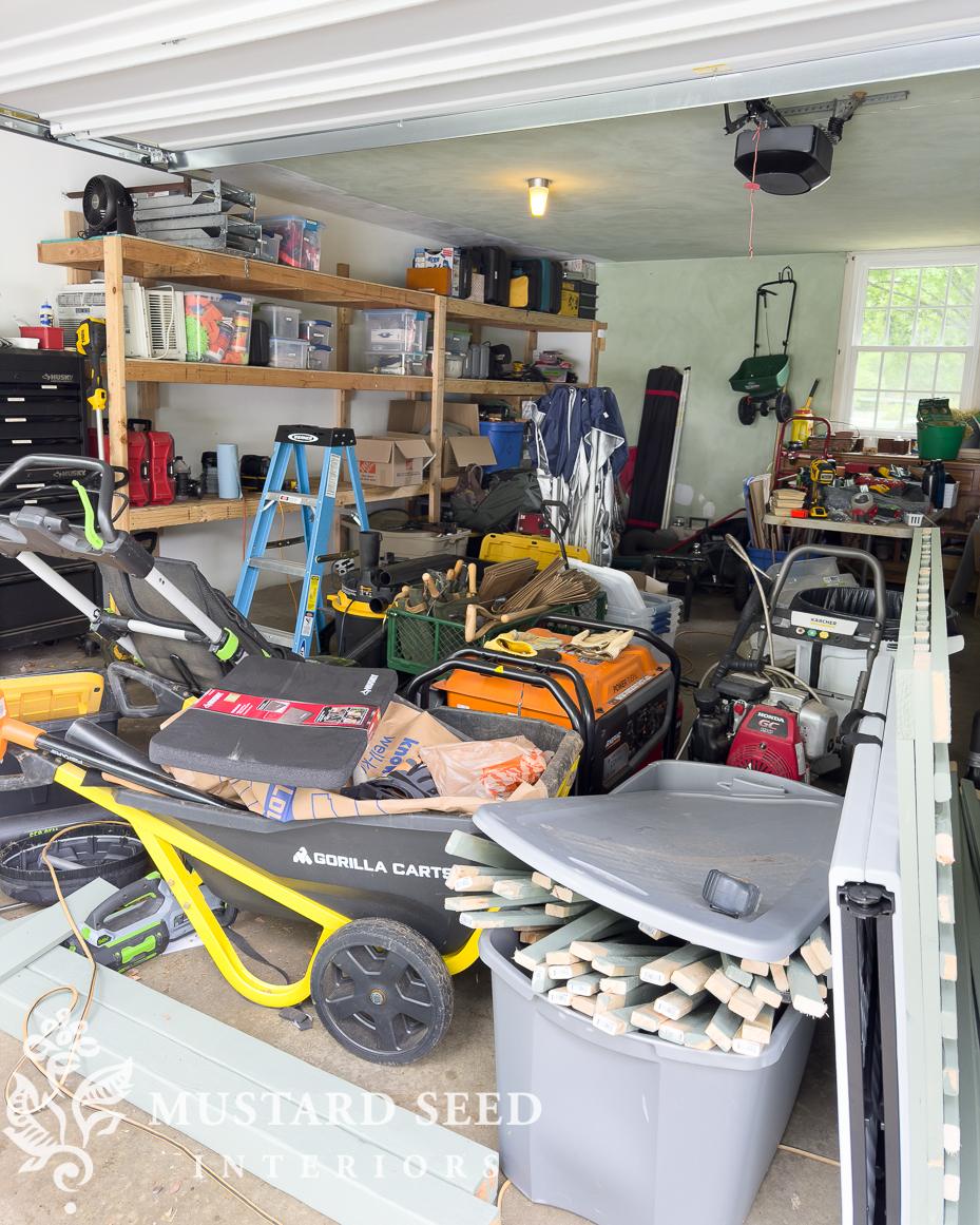 garage organizing | miss mustard seed