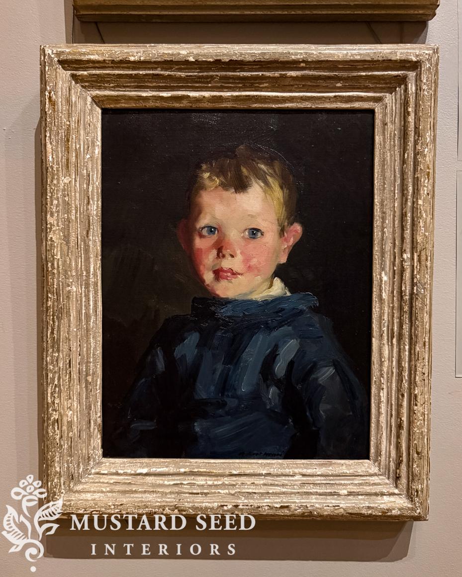Robert Henri | "Michael" original oil portrait | Washington County Museum of Fine Arts | miss mustard seed