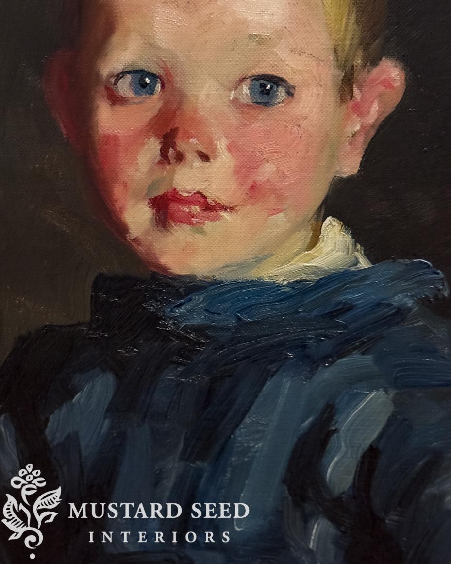 Robert Henri | "Michael" original oil portrait | Washington County Museum of Fine Arts | miss mustard seed