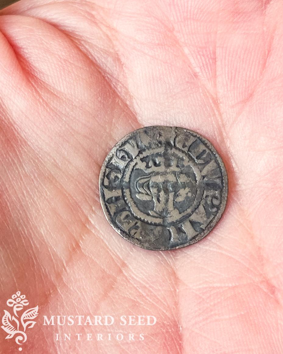 Edward I English coin | found by Carol Butler with metal detector | miss mustard seed