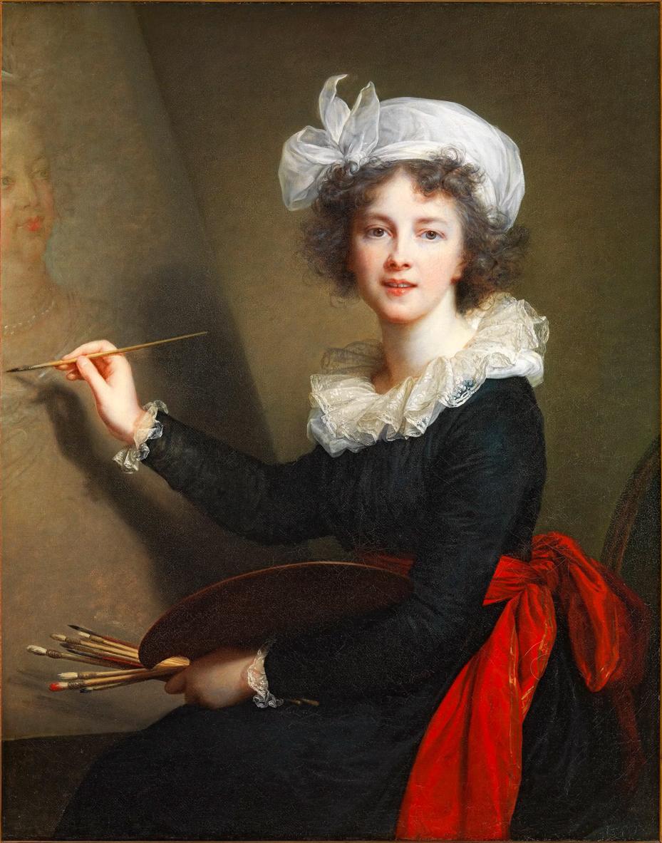 Vigee Le Brun Self Portrait at the Uffizi