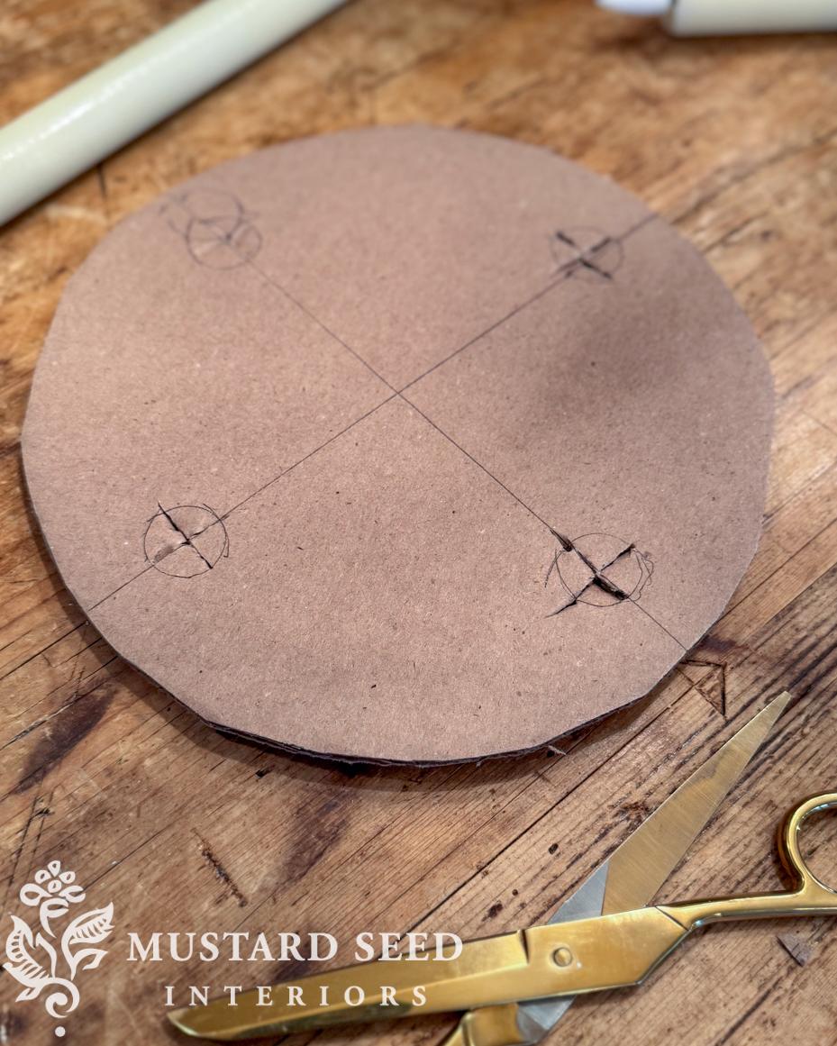 copper mold candle centerpiece | Christmas decorating | miss mustard seed