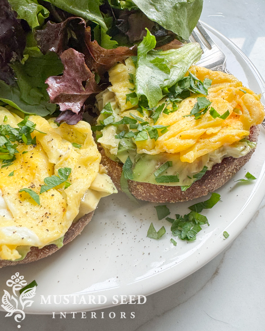 lettuce and avocado toast | miss mustard seed
