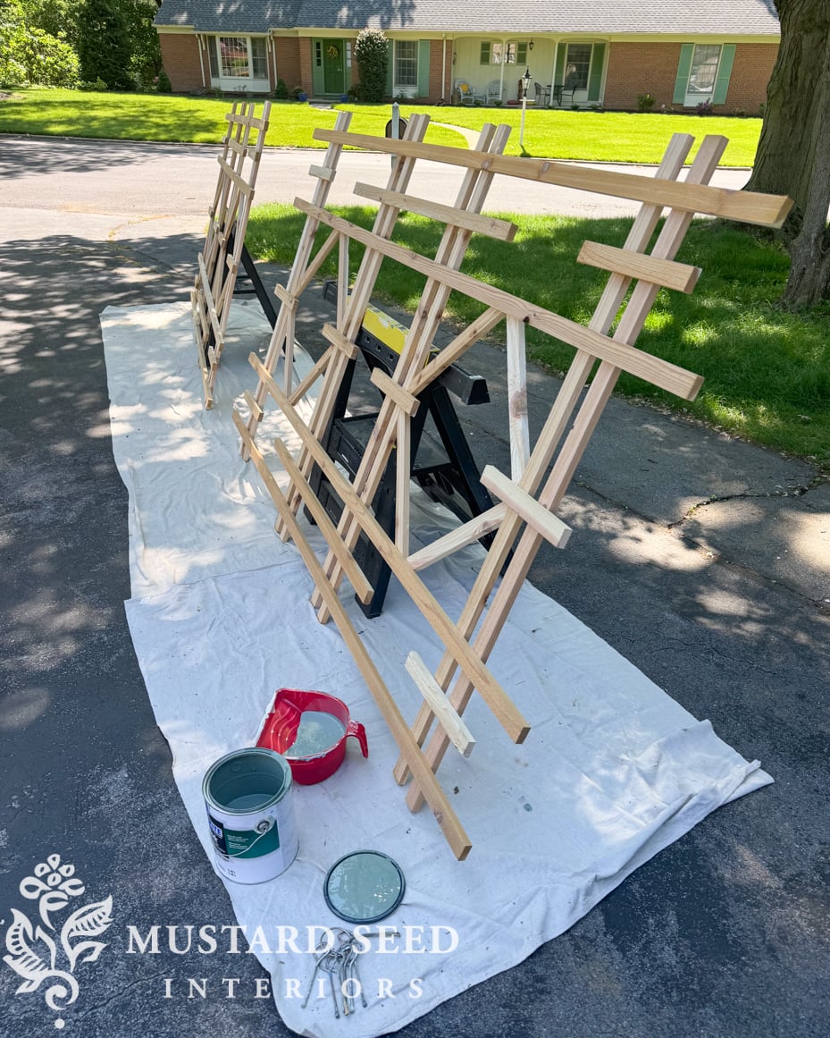 DIY vintage-style trellises | miss mustard seed