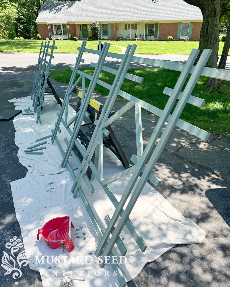 DIY vintage-style trellises | miss mustard seed