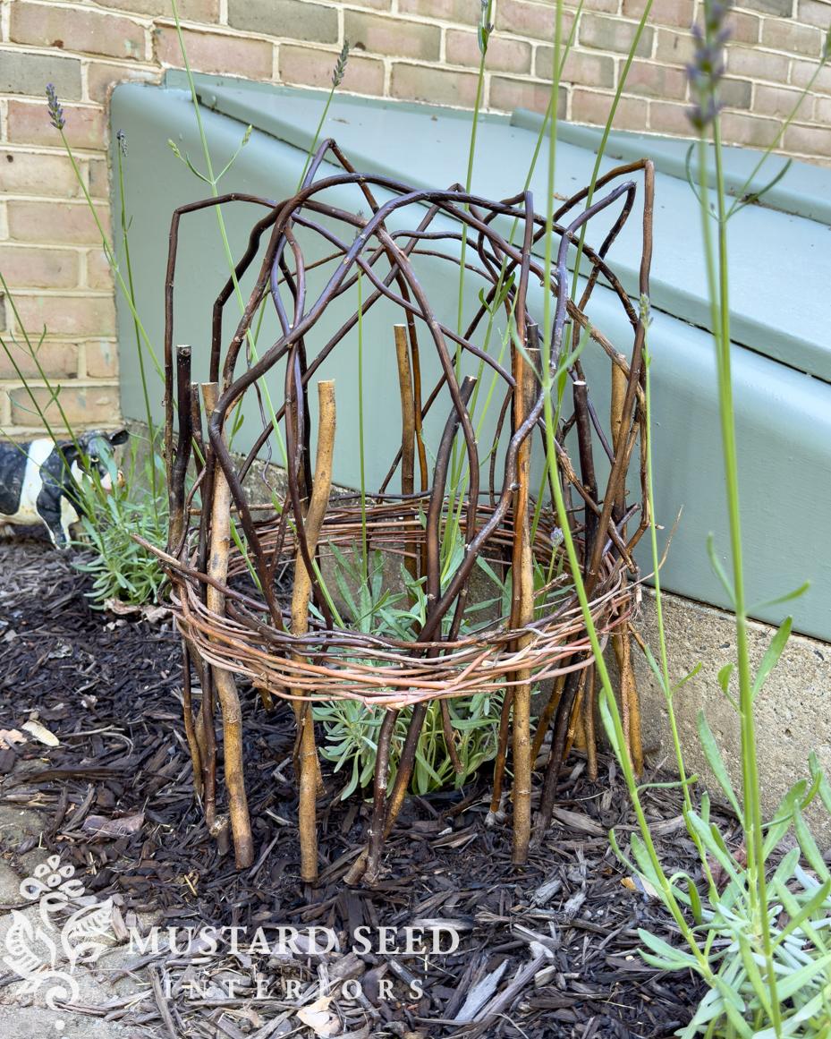 weaving willow cloches | miss mustard seed