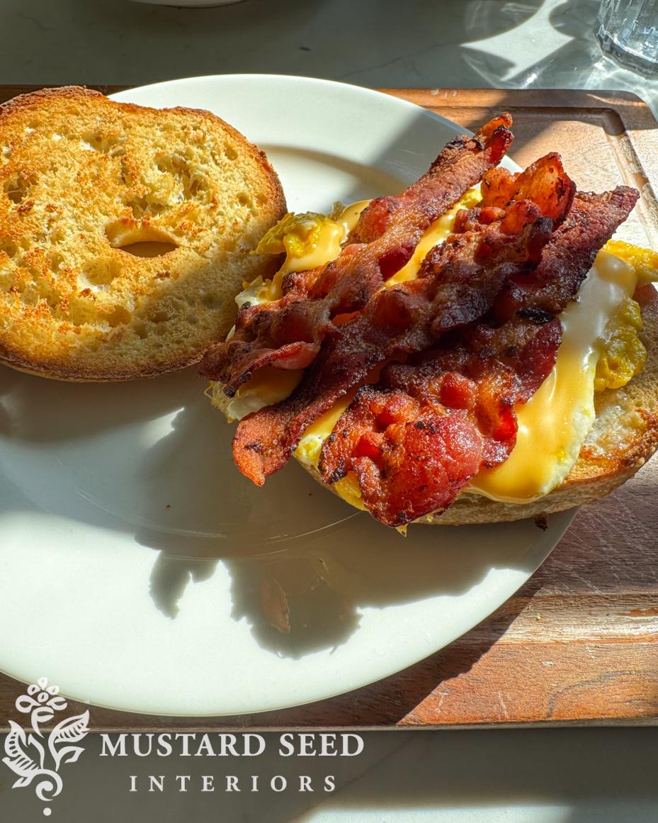 bagel sandwich | miss mustard seed