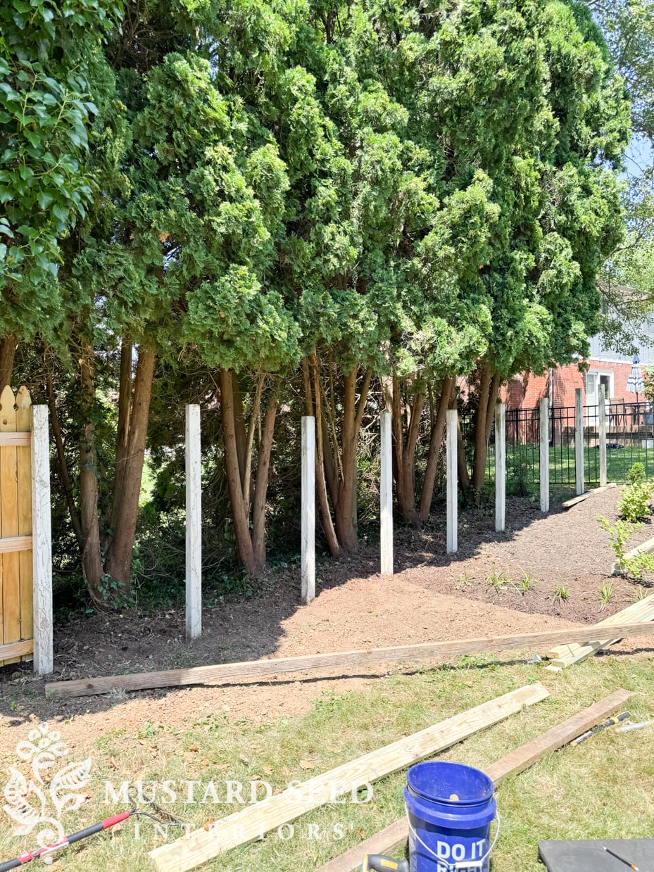 1970 home renovation | DIY fence project | miss mustard seed