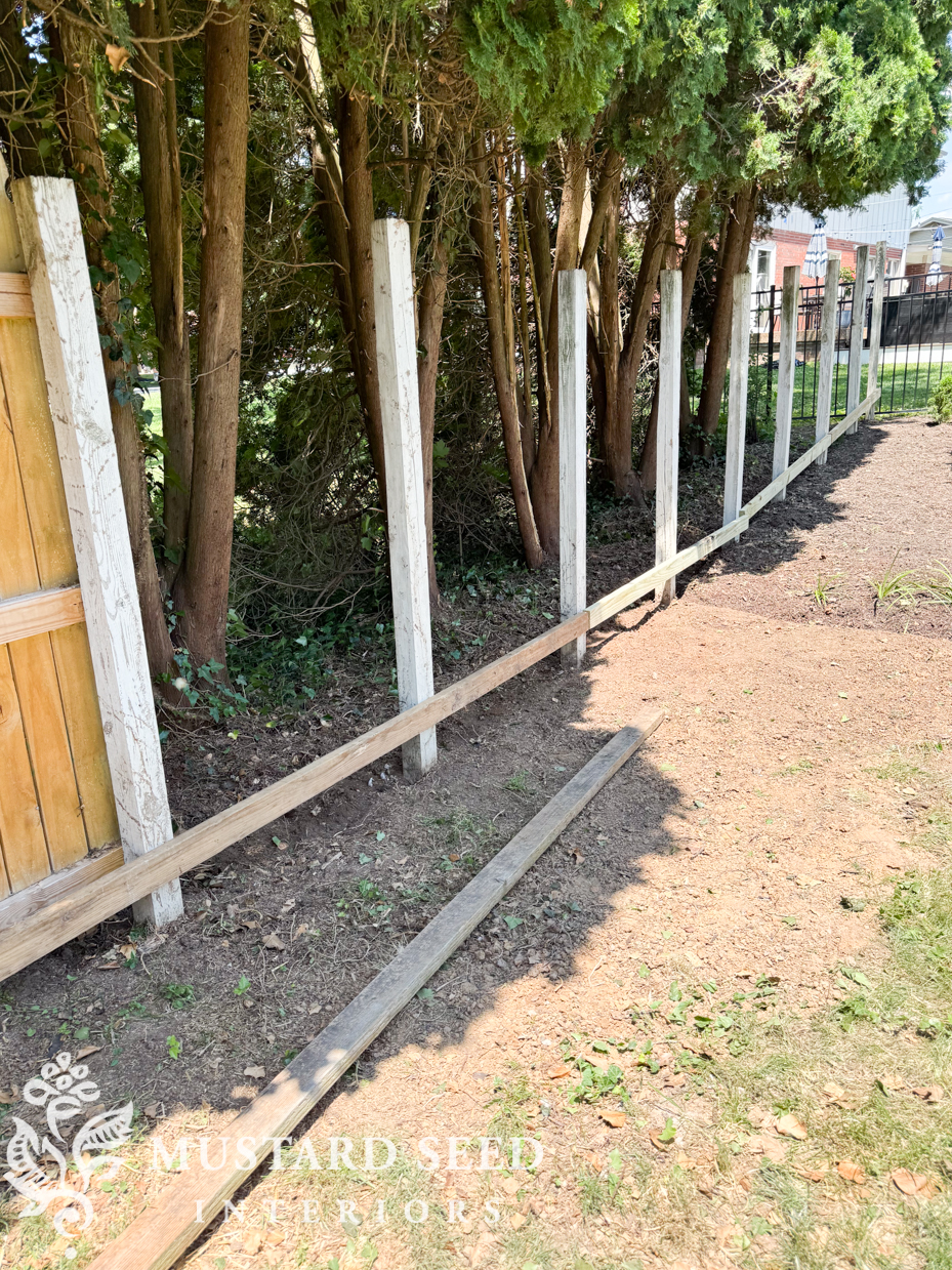 1970 home renovation | DIY fence project | miss mustard seed