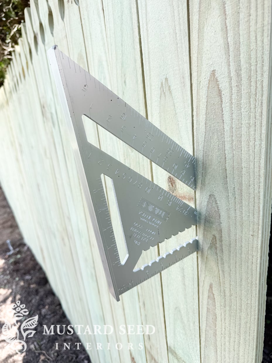 1970 home renovation | DIY fence project | miss mustard seed