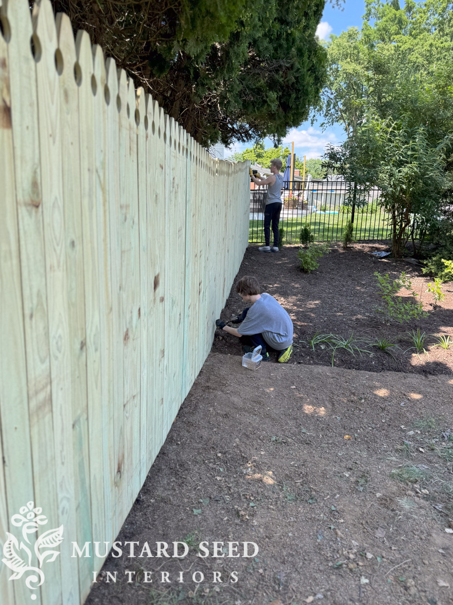 1970 home renovation | DIY fence project | miss mustard seed