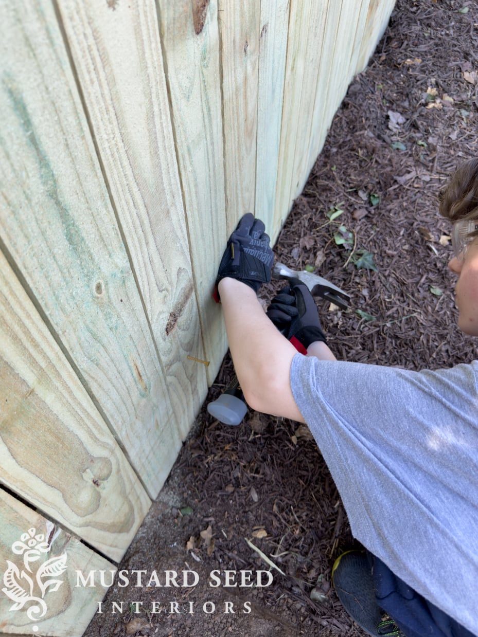 1970 home renovation | DIY fence project | miss mustard seed