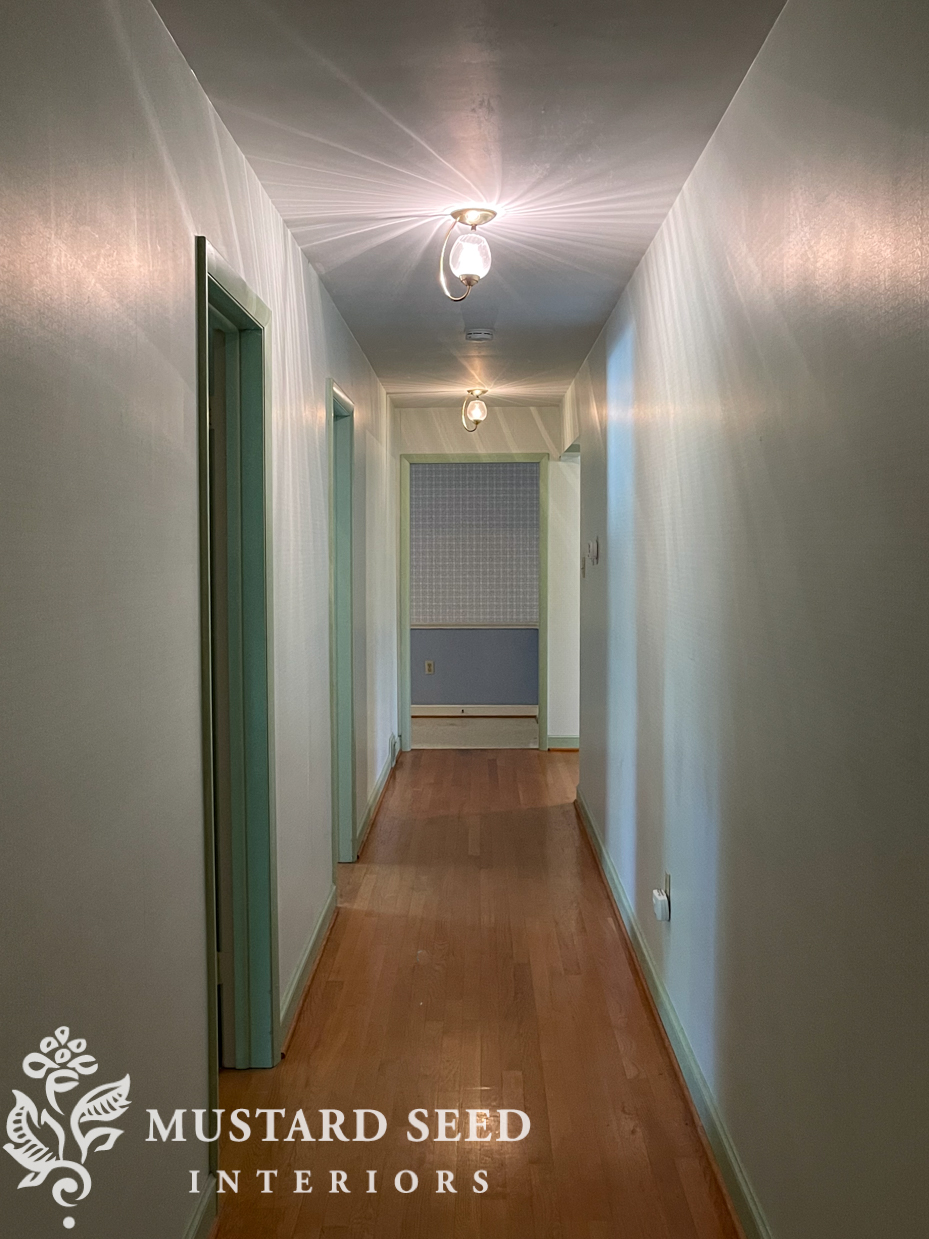 ranch house hallway makeover | miss mustard seed
