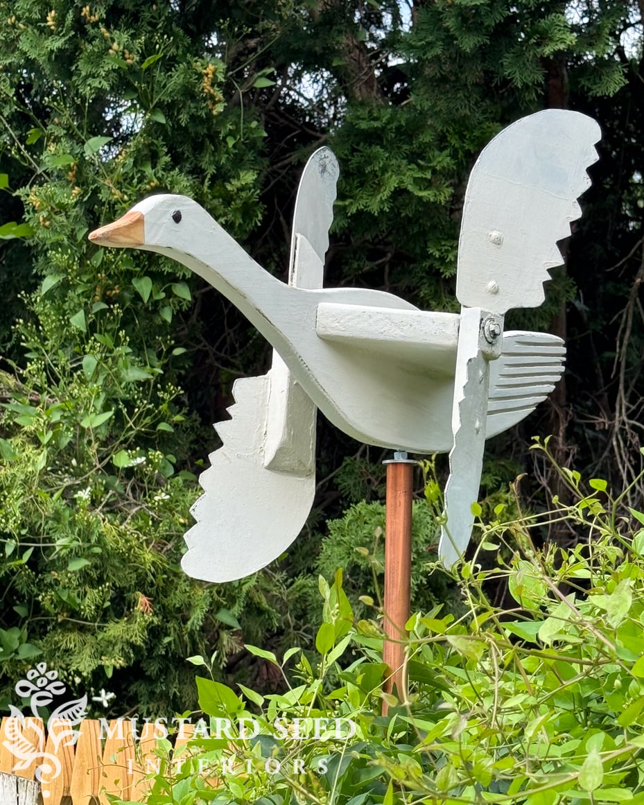 antique duck whirligig | miss mustard seed