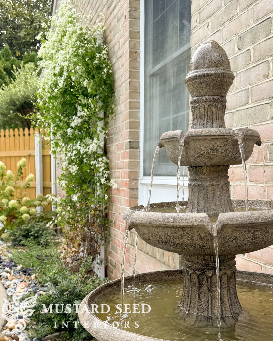 lamps plus tiered lit fountain | miss mustard seed