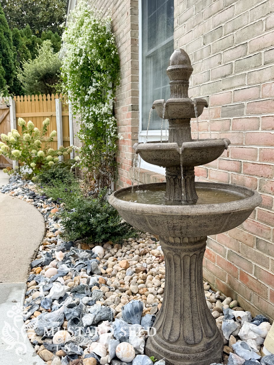 lamps plus tiered lit fountain | miss mustard seed