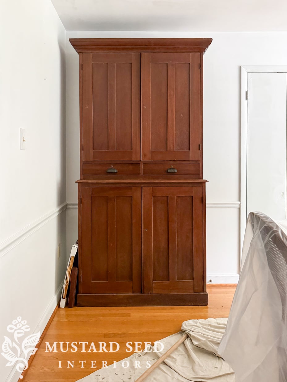 antique hutch | miss mustard seed