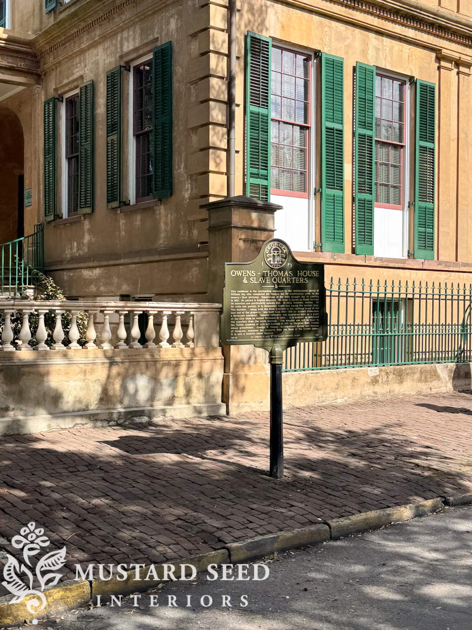 owens-thomas house | savannah | miss mustard seed