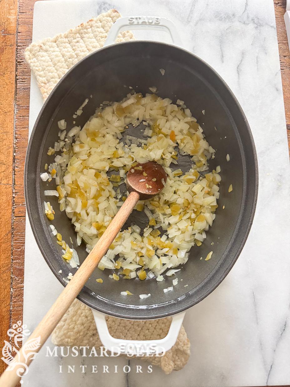 white chicken chili recipe | miss mustard seed