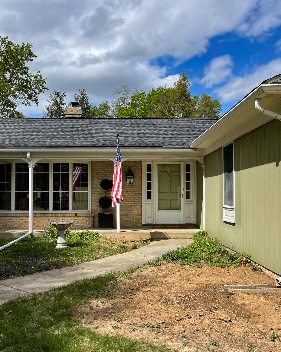 1970 home renovation front garden update | miss mustard seed