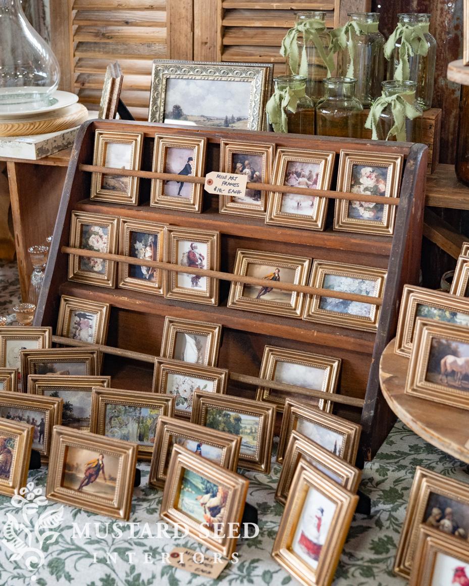 art display ideas for selling at a market | miss mustard seed