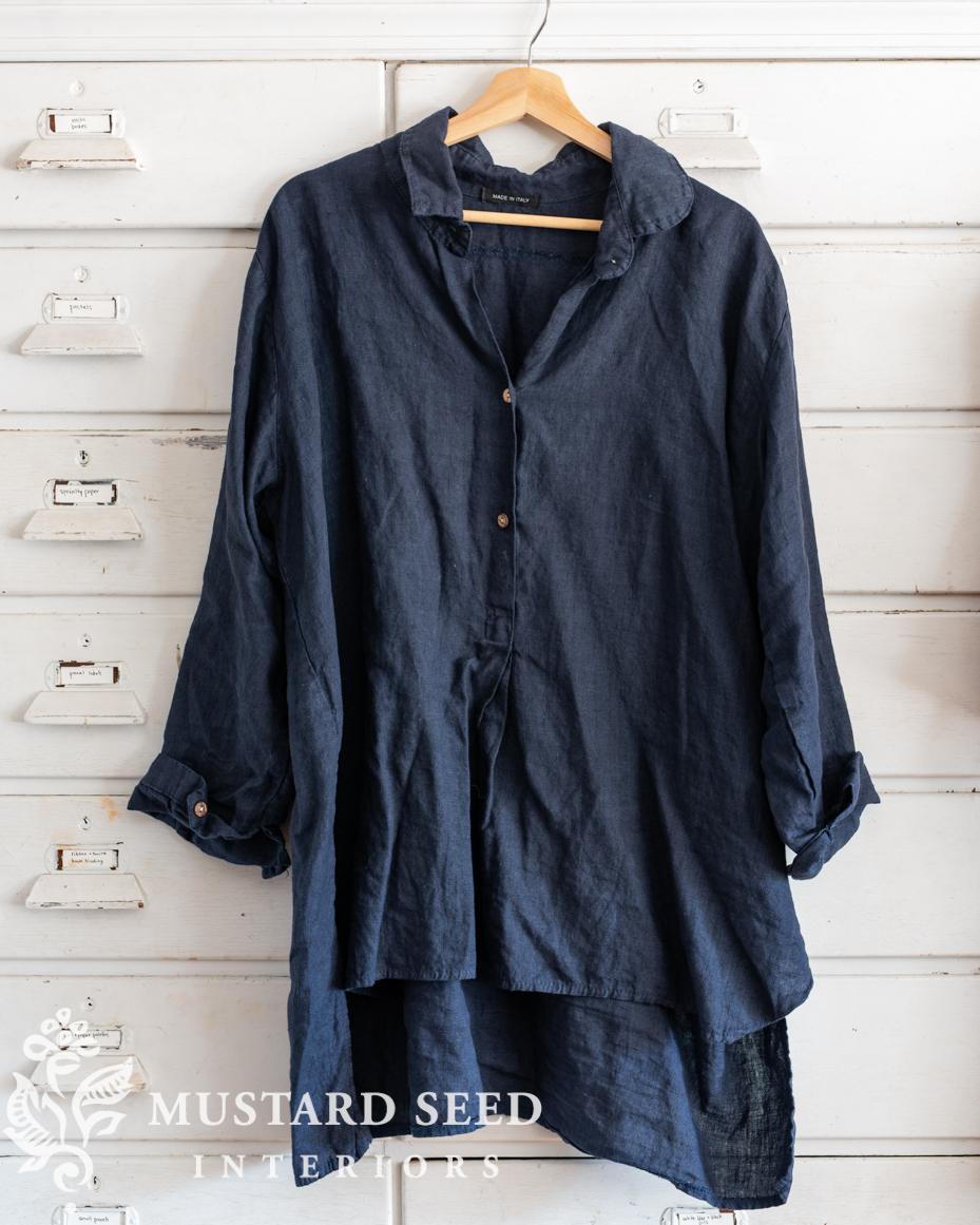 linen purchased from the market in siena, Italy | miss mustard seed