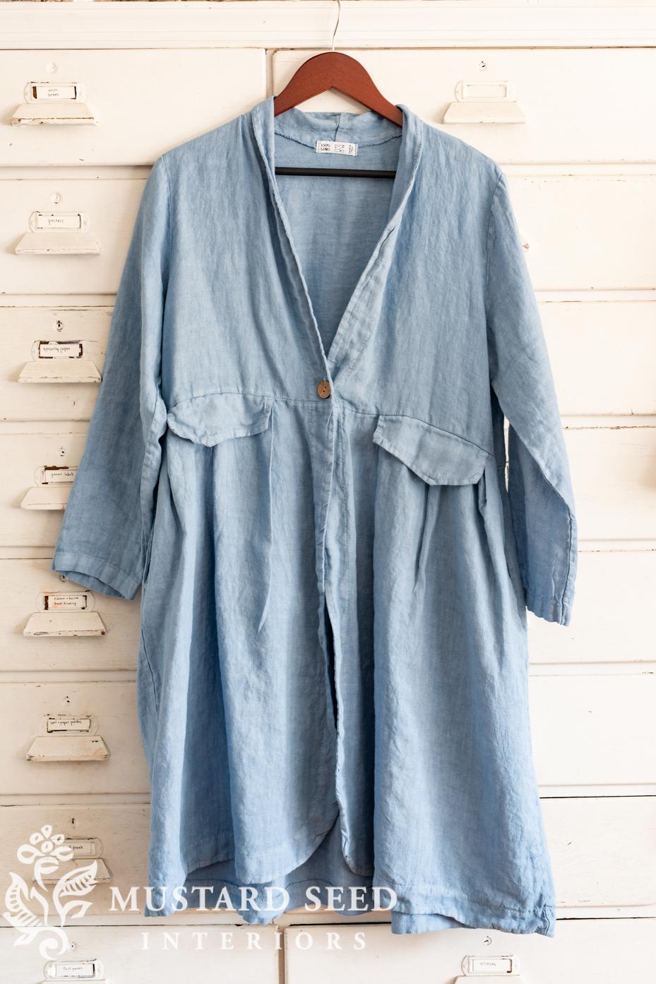 linen purchased from the market in siena, Italy | miss mustard seed
