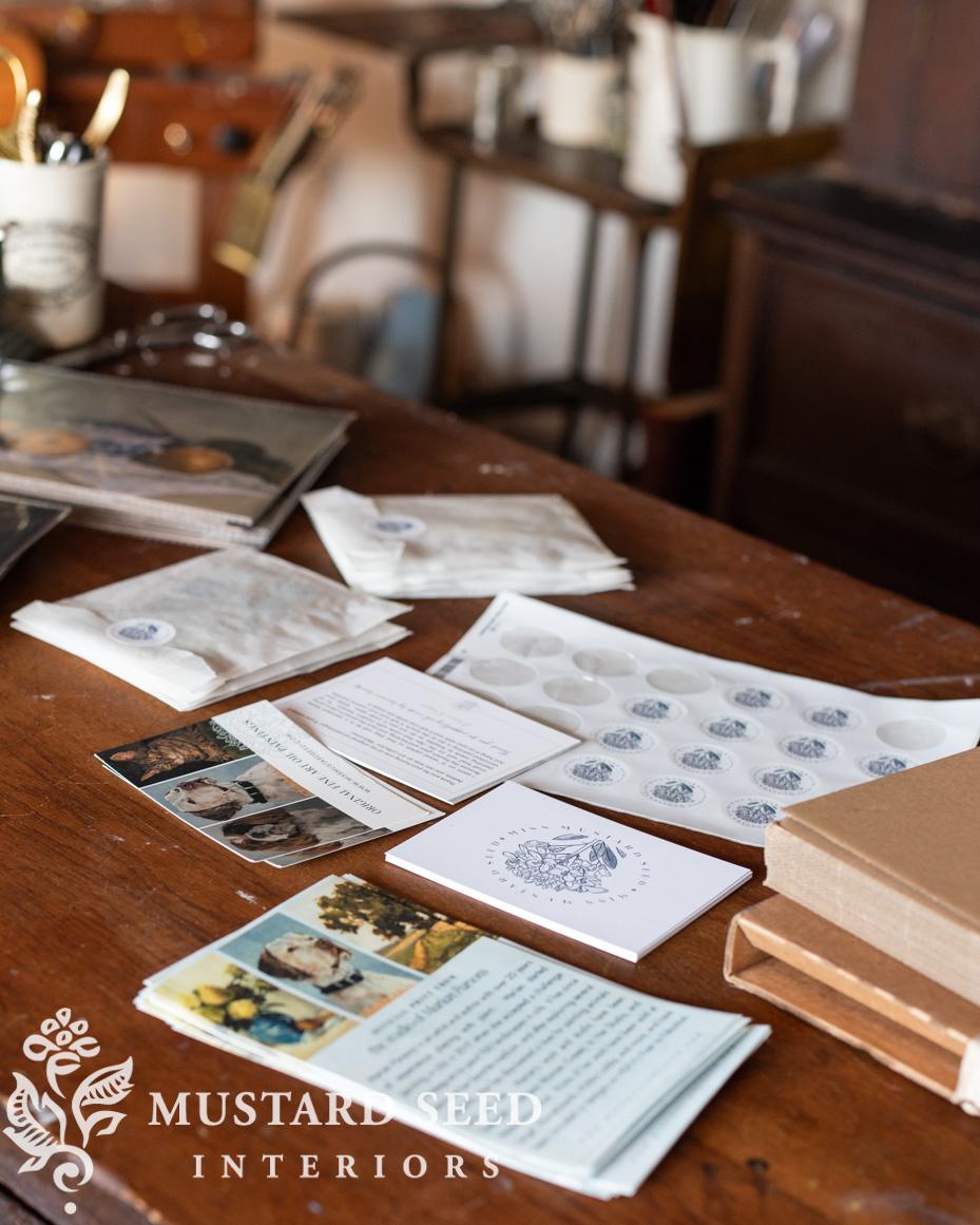 marian parsons fine art | the non-art part of an art business | miss mustard seed