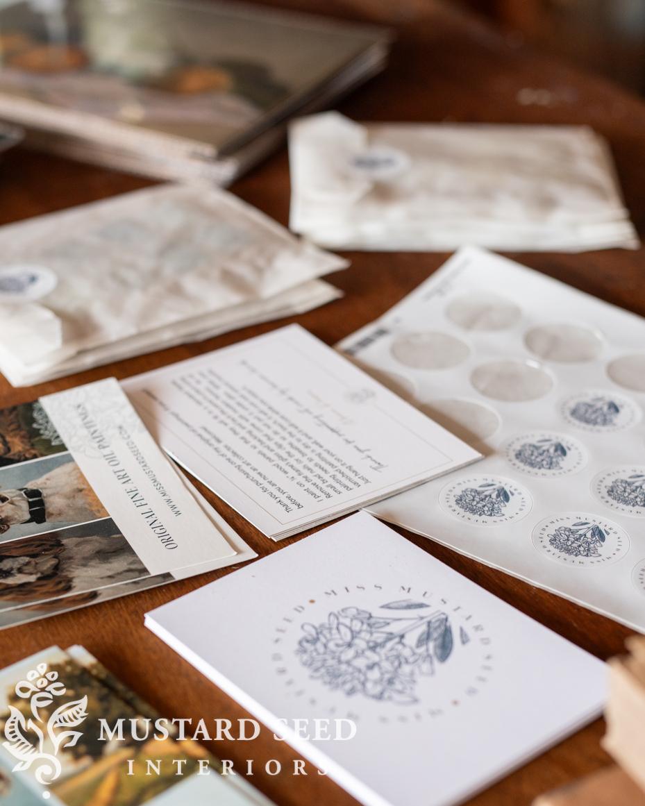 marian parsons fine art | the non-art part of an art business | miss mustard seed