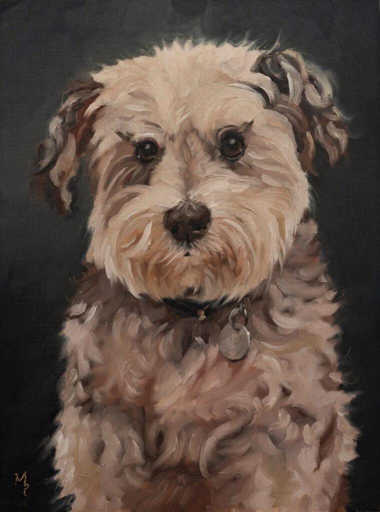 original oil painting | marian parsons fine art | pet portraits | miss mustard seed