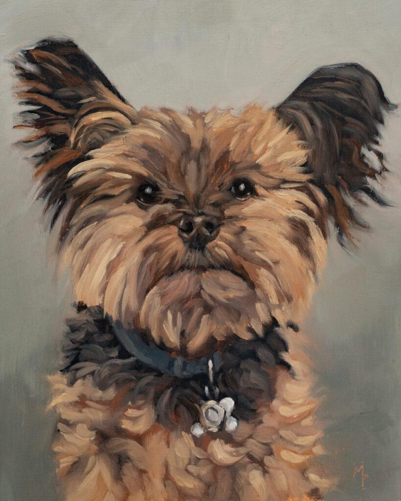 original oil painting | marian parsons fine art | pet portraits | miss mustard seed