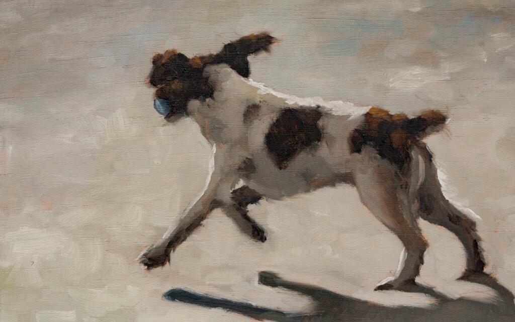 original oil painting | dog portrait in oils | marian parsons | miss mustard seed