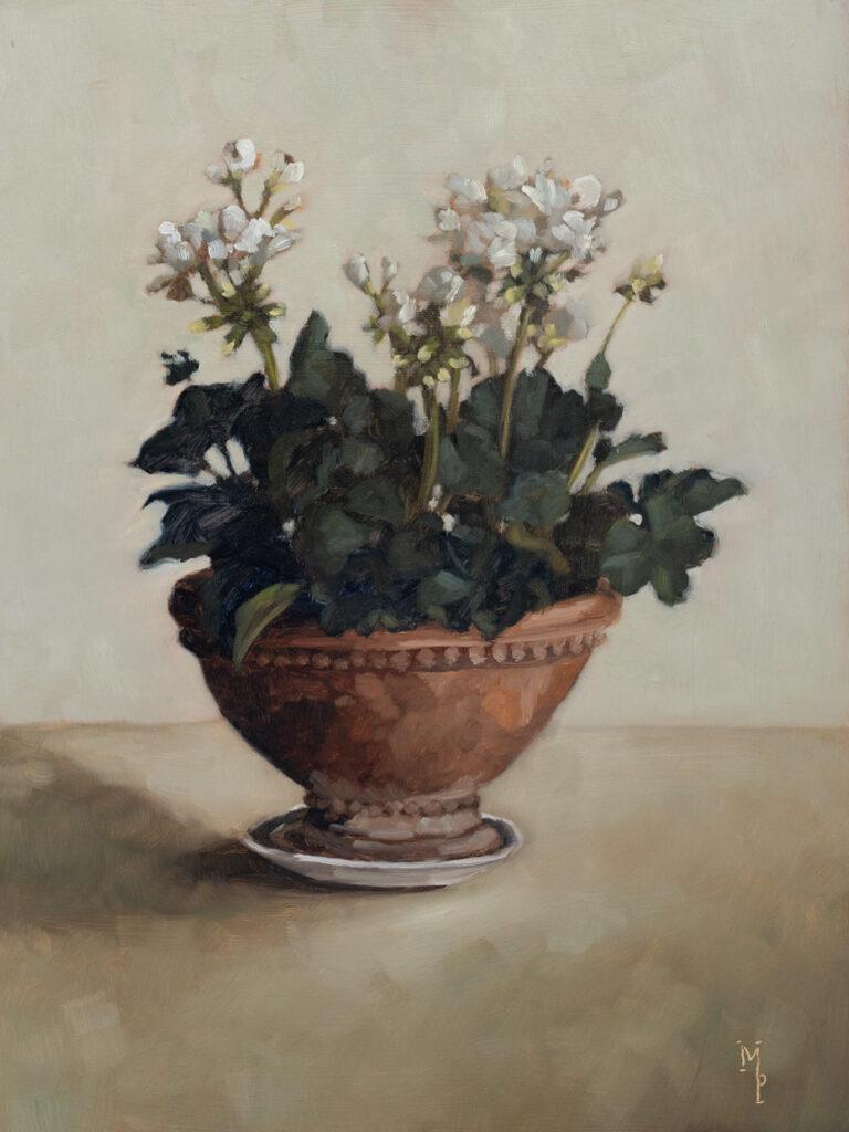 original oil painting | still life in oils | marian parsons | miss mustard seed