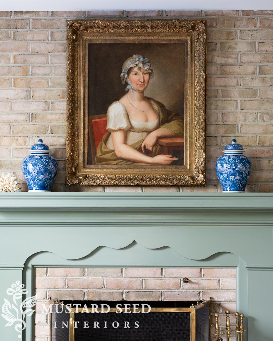 antique oil painting | "madame mere" | miss mustard seed