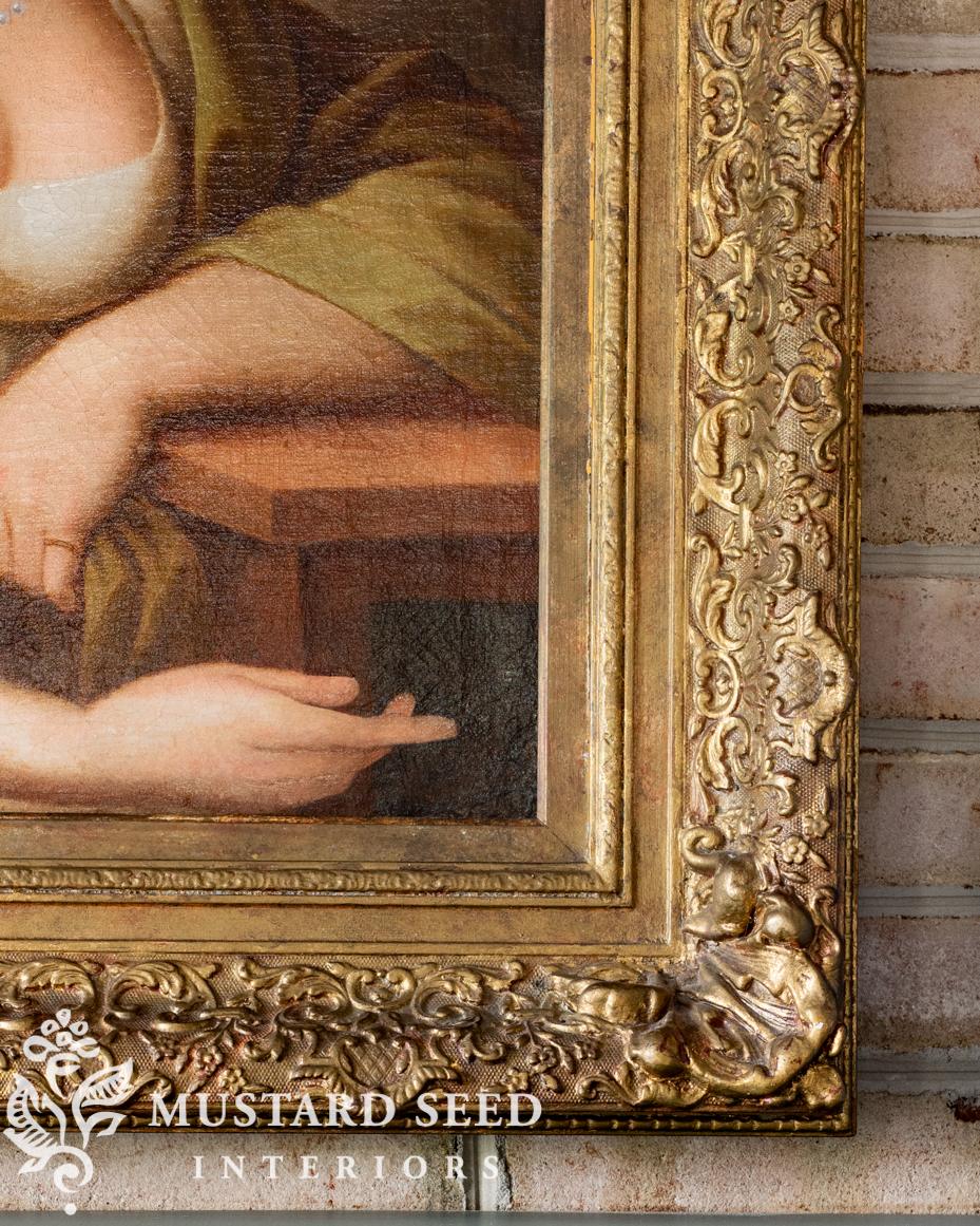 antique oil painting | "madame mere" | miss mustard seed
