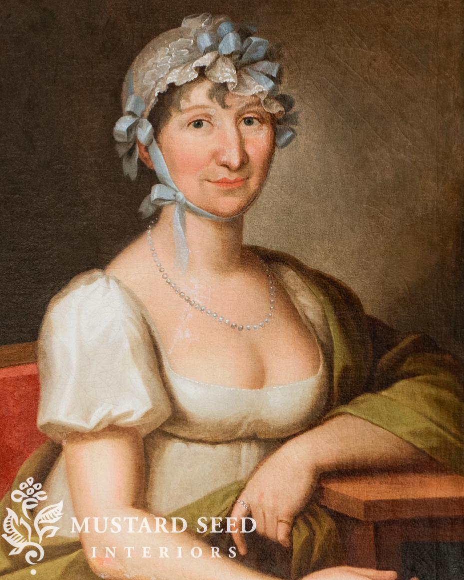 antique oil painting | "madame mere" | miss mustard seed