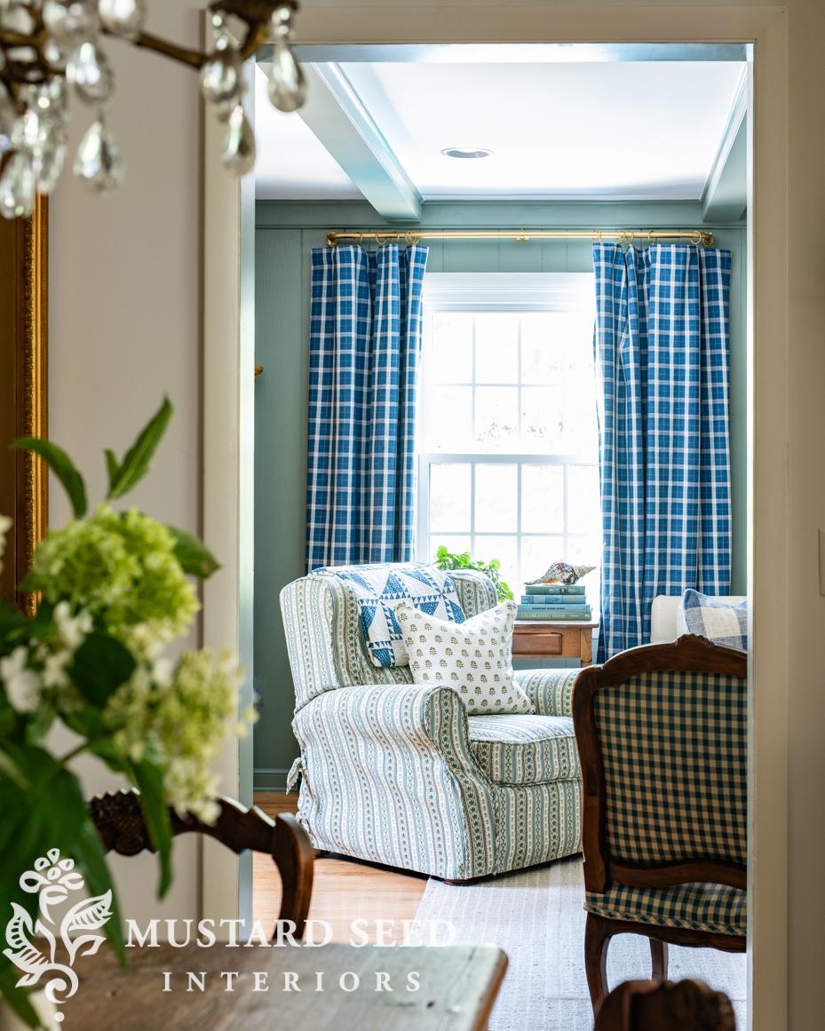 slipcovered recliner | miss mustard seed
