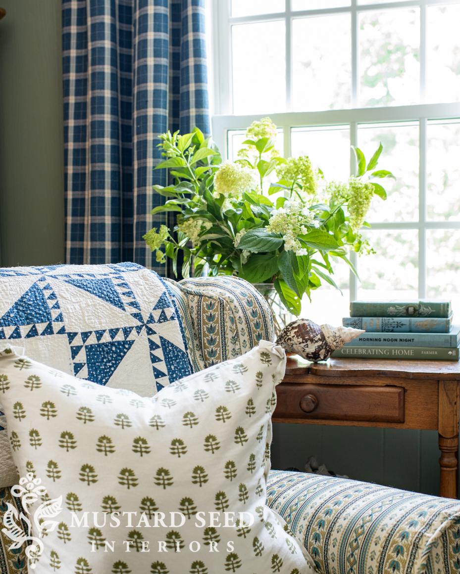 slipcovered recliner | miss mustard seed
