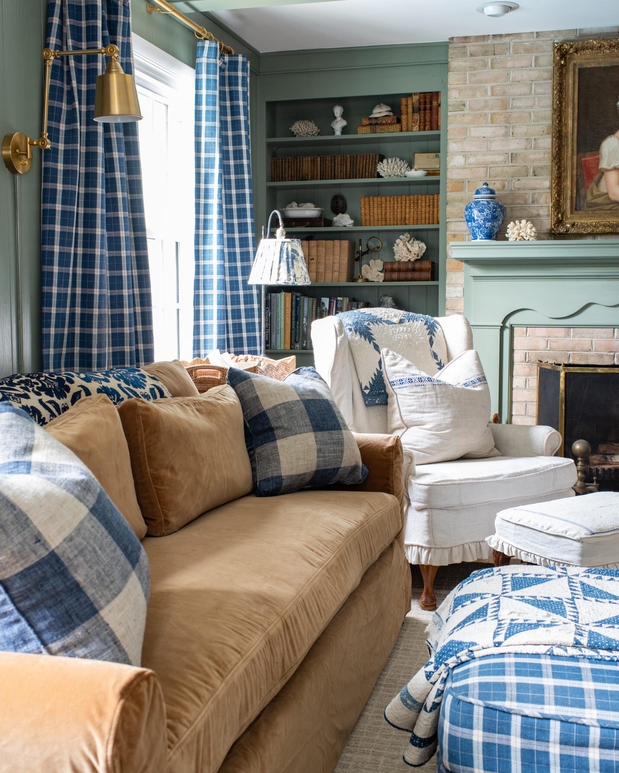 swapping slipcovers for fall | miss mustard seed